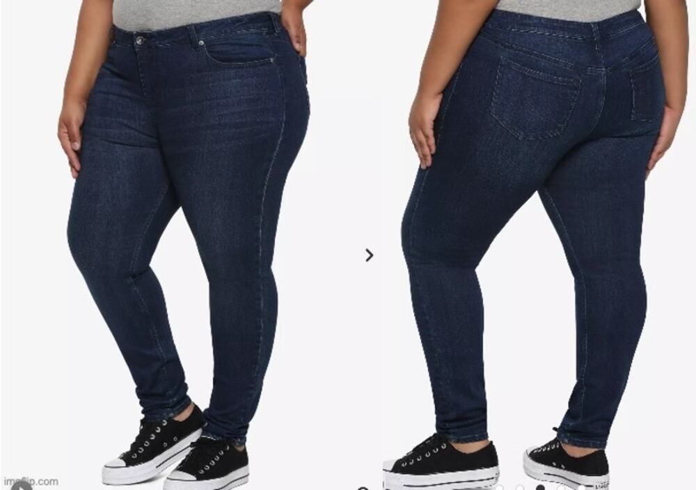 Hot Topic HTDenim NWT Women's 26 Indigo Low-Rise Skinny Jeans Stretch Denim